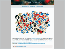 Tablet Screenshot of carbajo.net